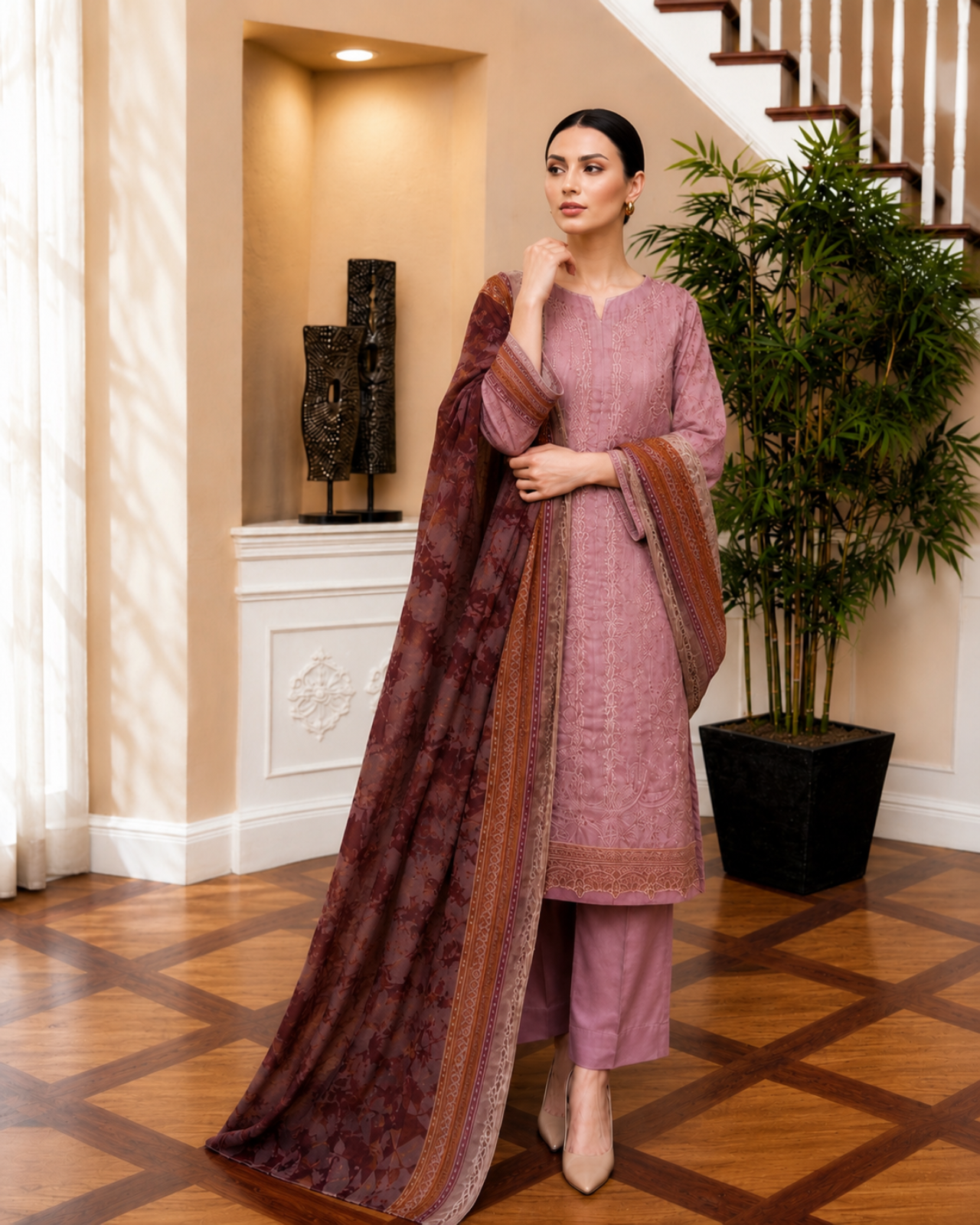 Unstich Rimal Lawn Suit 3PC #007