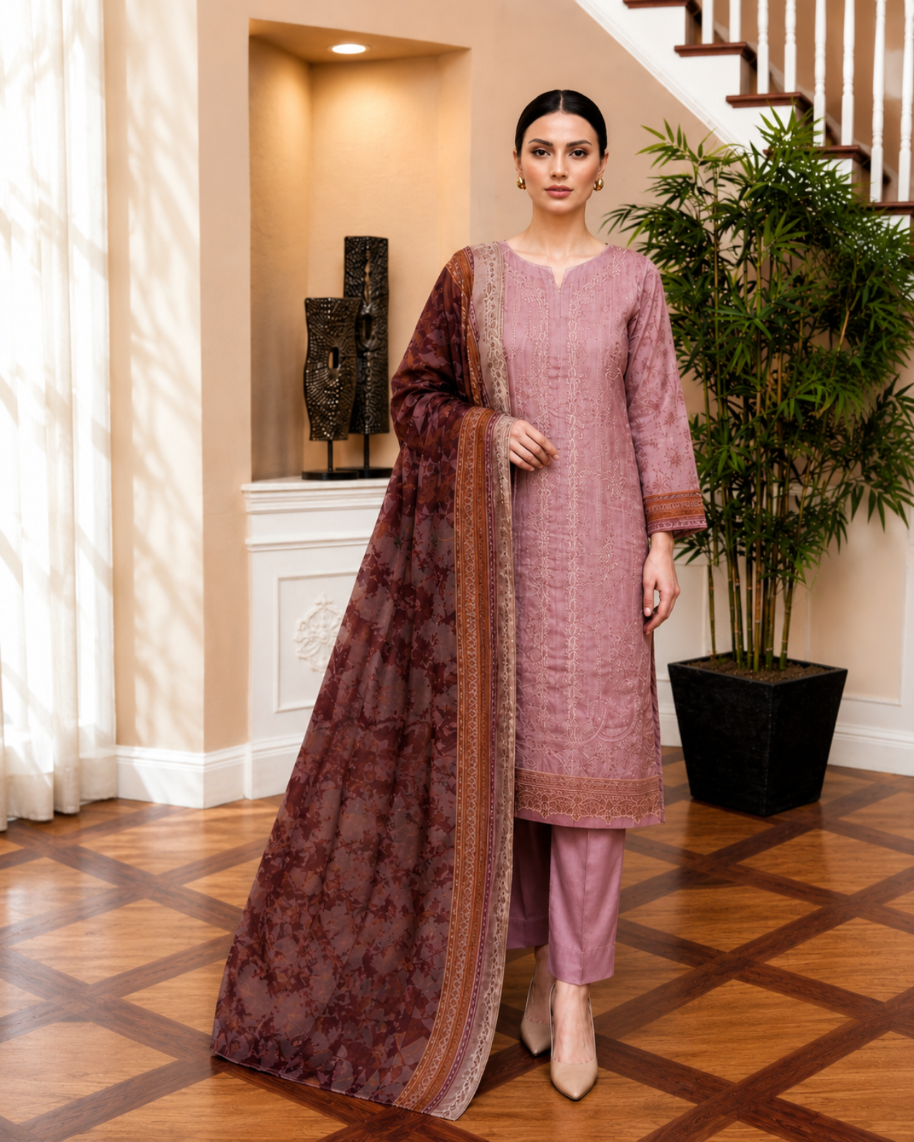 Unstich Rimal Lawn Suit 3PC #007