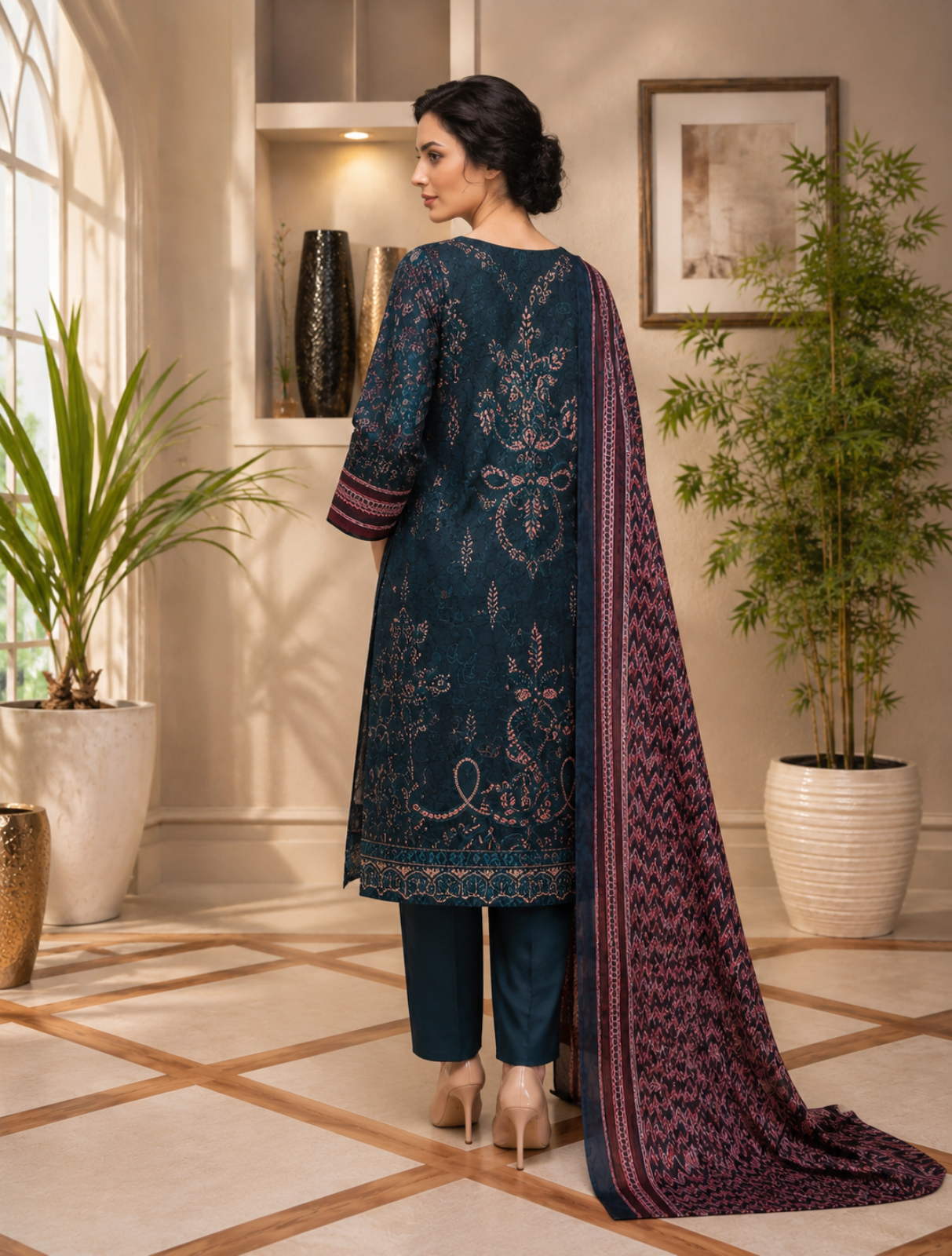 Unstich Rimal Lawn Suit 3PC #011