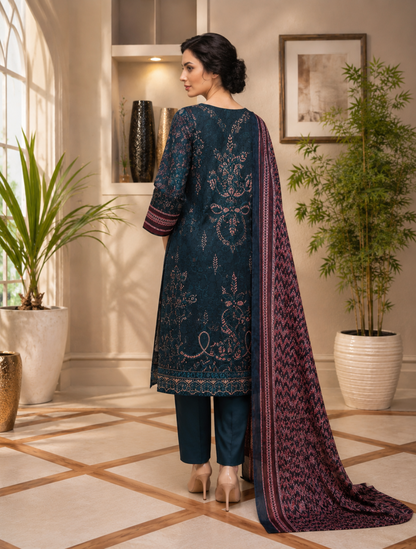 Unstich Rimal Lawn Suit 3PC #011