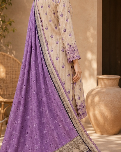 Unstich Bareeze Lawn Suit 3PC