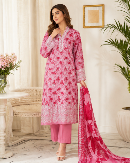 Unstich Limelight Lawn Suit 3PC