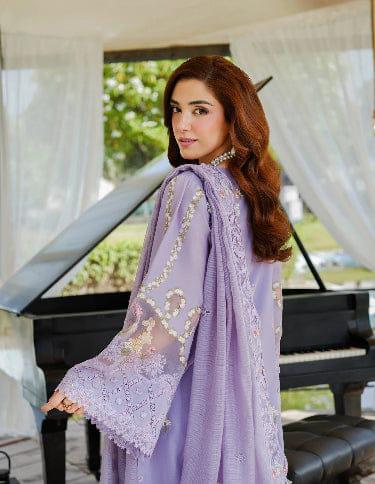ELAF - 3PC LAWN EMBROIDERED SHIRT WITH KHADDI NET DUPATTA AND TROUSER -DPC-4561