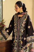 HUSSAIN REHAR-3PC LAWN EMBROIDERED SHIRT WITH CHIFFON PRINTED DUPATTA AND TROUSER-DPC-4702