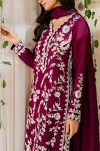 ‎‎‎MIRANA-3PC LAWN EMBROIDERED SHIRT WITH BAMBER CHIFFON DUPATTA AND TROUSER-DPC-4720