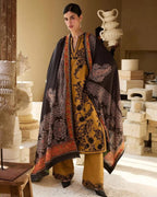 HUSSAIN REHAR- 3PC LAWN EMBROIDERED SHIRT WITH DIGITAL MONAR DUPATTA AND TROUSER-DPC-3592