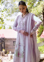 ‎HUSSAIN REHAR- 3PC LAWN EMBROIDERED SHIRT WITH DIGITAL MONAR DUPATTA AND TROUSER-DPC-3592