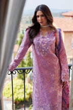 MUSHQ- 3PC LAWN EMBROIDERED SHIRT WITH PRINTED CHIFFON DUPATTA AND TROUSER-DPC-3993