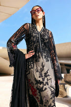 MARIA B- 3PC LAWN HEAVY EMBROIDERED SHIRT WITH BAMBER CHIFFON EMB DUPATTA AND TROUSER-DPC-4671