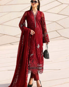 ‎‎‎‎‎‎‎‎‎‎‎‎‎MARIA.B- 3PC LAWN HEAVY EMBROIDERED SHIRT WITH BAMBER CHIFFON EMB DUPATTA AND TROUSER-DPC-3518