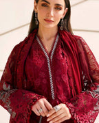 ‎‎‎‎‎‎‎‎‎‎‎‎‎MARIA.B- 3PC LAWN HEAVY EMBROIDERED SHIRT WITH BAMBER CHIFFON EMB DUPATTA AND TROUSER-DPC-3518