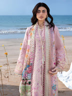 ‎‎‎‎‎‎‎‎‎‎‎‎‎‎‎‎‎‎‎‎MAHNUR-3PC LAWN CHIKANKAARI EMBROIDERED SHIRT WITH CHIFFON PRINTED DUPATTA AND TROUSER-DPC-4787