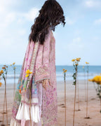 ‎‎‎‎‎‎‎‎‎‎‎‎‎‎‎‎‎‎‎‎MAHNUR-3PC LAWN CHIKANKAARI EMBROIDERED SHIRT WITH CHIFFON PRINTED DUPATTA AND TROUSER-DPC-4787
