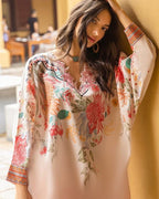 MUSHQ-3PC LAWN PRINTED SHIRT WITH CHIFFON PRINT DUPATTA AND PRINT TROUSER-DPC-2507