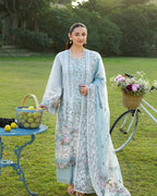 ‎‎‎‎‎‎‎‎‎‎‎‎‎‎‎‎‎‎‎‎ELAF- 3PC LAWN Chikankari EMBROIDERED SHIRT WITH KHADDI NET EMBROIDERED DUPATTA AND TROUSER-DPC-2247