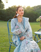 ‎‎‎‎‎‎‎‎‎‎‎‎‎‎‎‎‎‎‎‎ELAF- 3PC LAWN Chikankari EMBROIDERED SHIRT WITH KHADDI NET EMBROIDERED DUPATTA AND TROUSER-DPC-2247