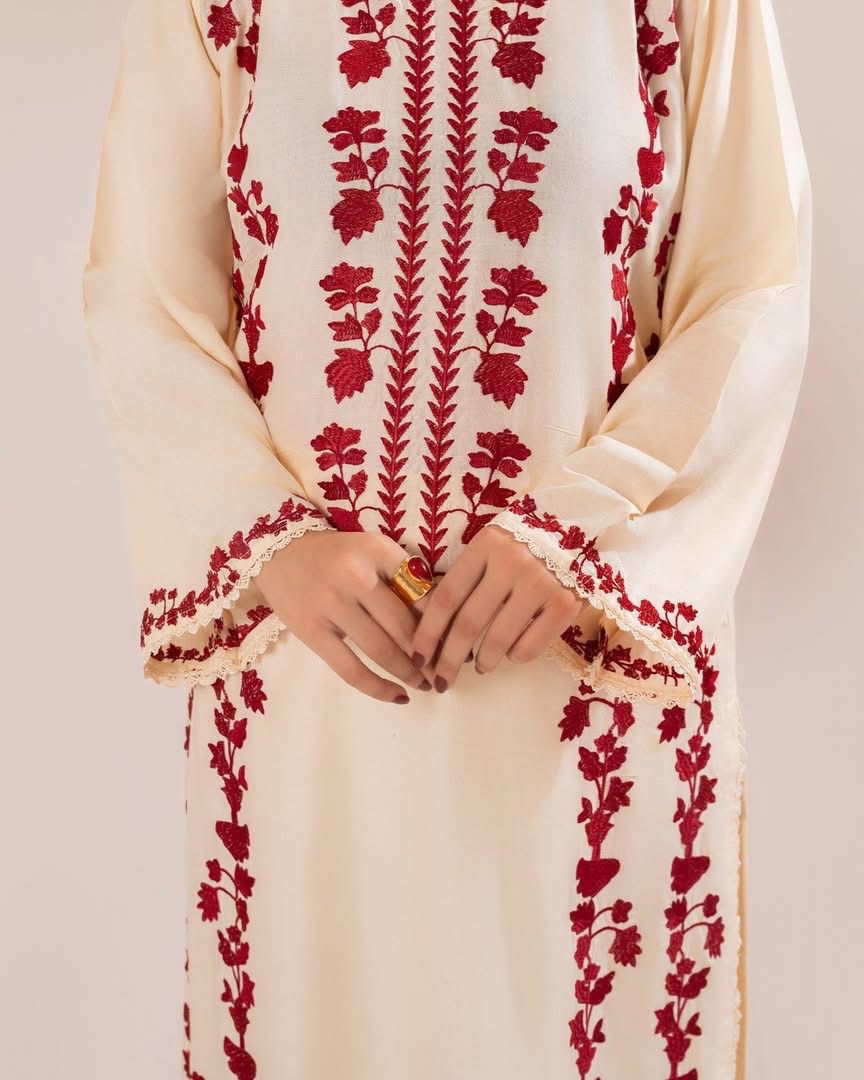 ‎‎‎‎‎‎‎IZEL-3PC LAWN EMBROIDERED SHIRT WITH CHIFFON TYE&DYE DUPATTA AND TROUSER-DPC-4649